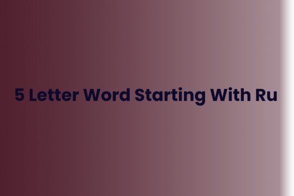 5 Letter Word Starting With Ru