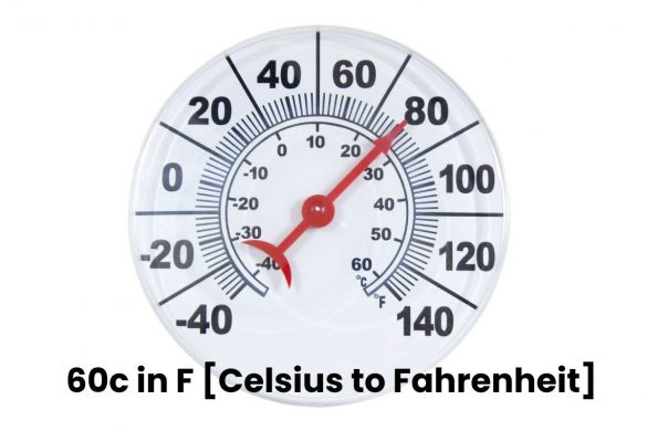 60c in F [Celsius to Fahrenheit]
