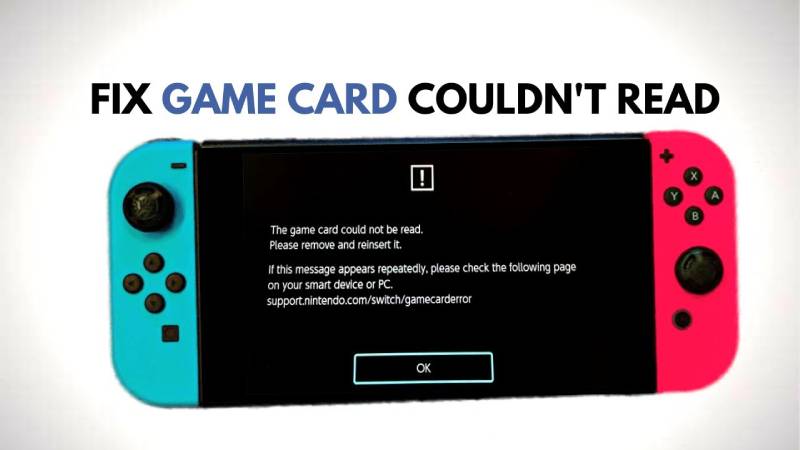Understanding the Nintendo Switch Game Card Error