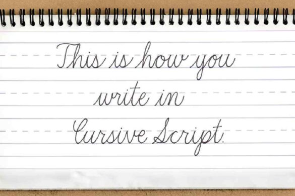 How to Write in Cursive Calligraphy Alphabet - Techies Express - 2022