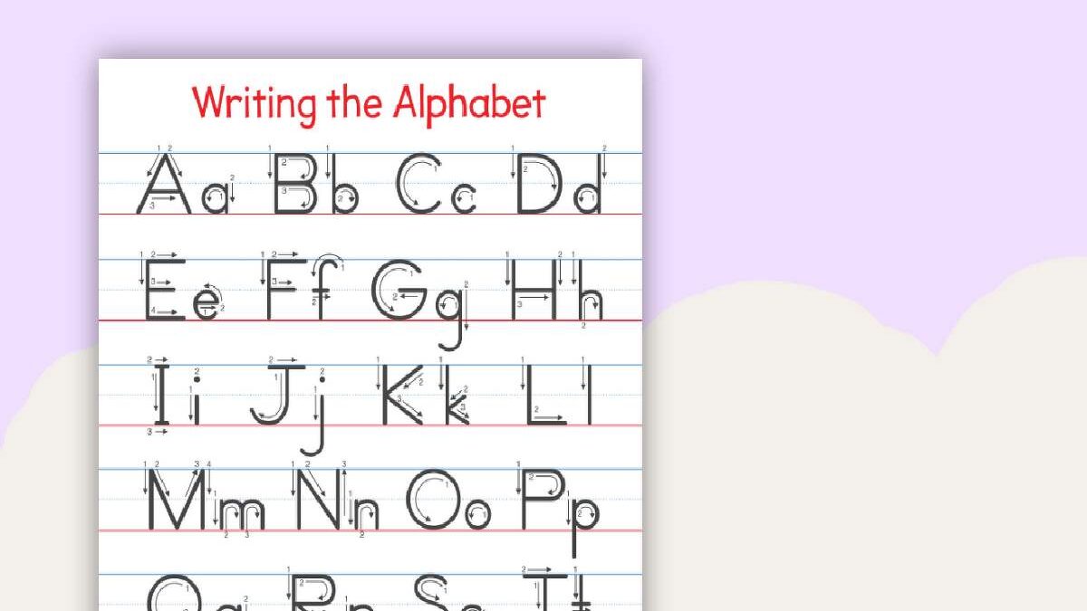 What is Alphabet Handwriting