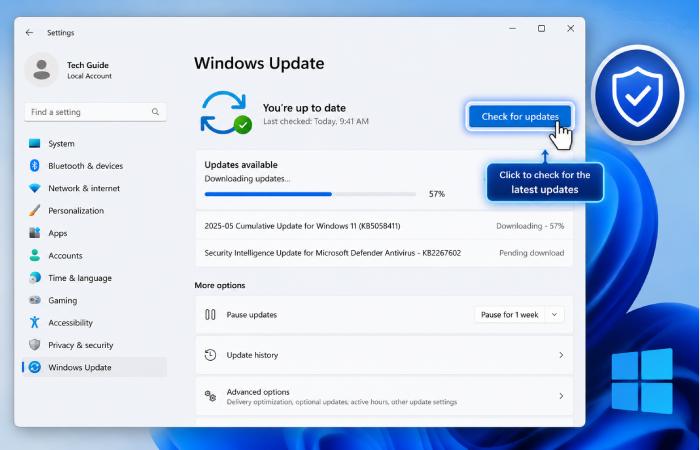 How to Check for Software Updates on Windows 11