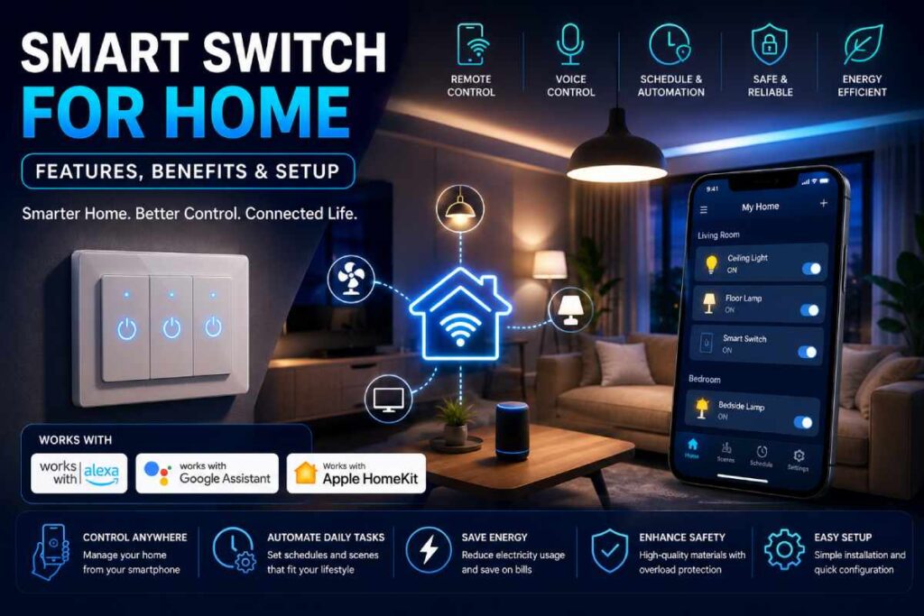 Smart Switch for Home: Features, Benefits & Setup