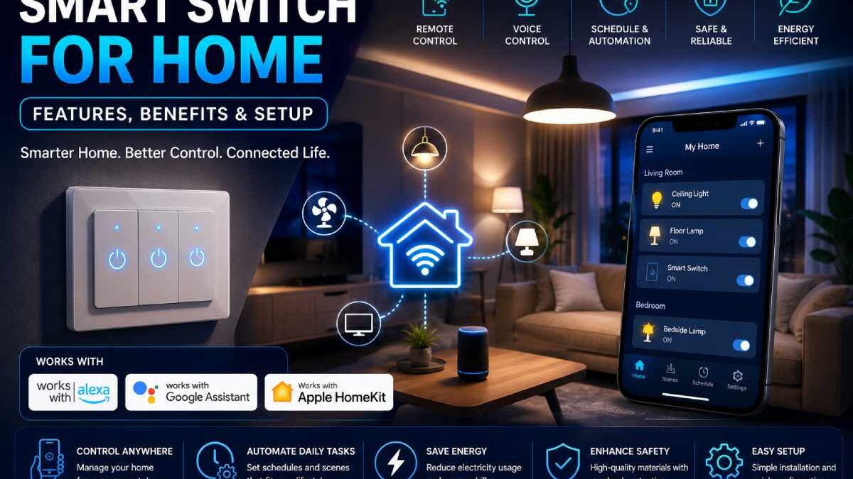 Smart Switch for Home: Features, Benefits & Setup