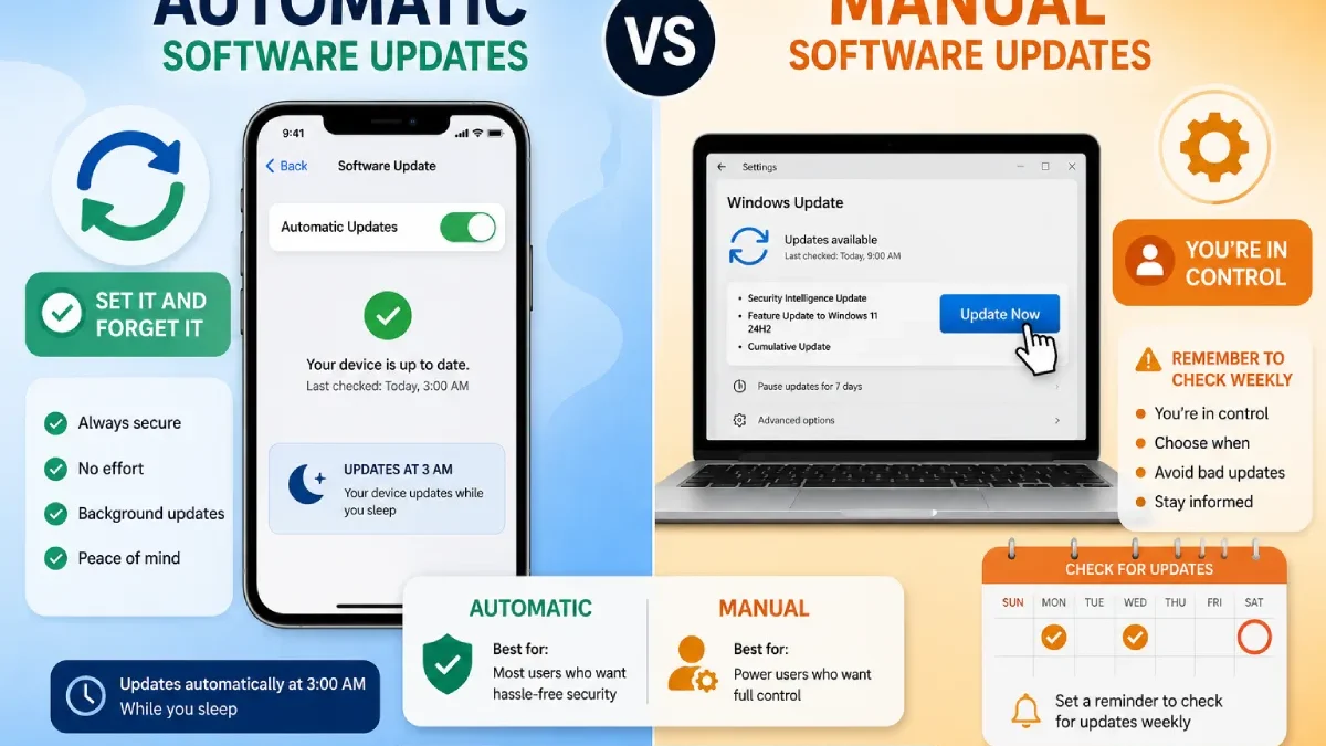 Automatic vs Manual Software Updates: Which Should You Choose?