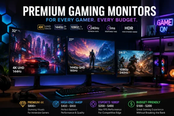 Best gaming monitors 2025 comparison guide featuring gaming displays for every budget