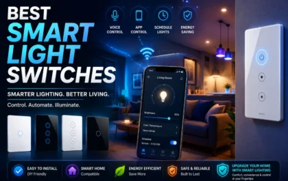 Best smart light switches for voice controlled