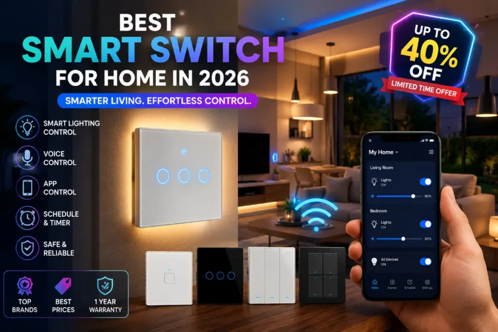 Best Smart Switch for Home in 2026: Top WiFi Smart Switches Compared