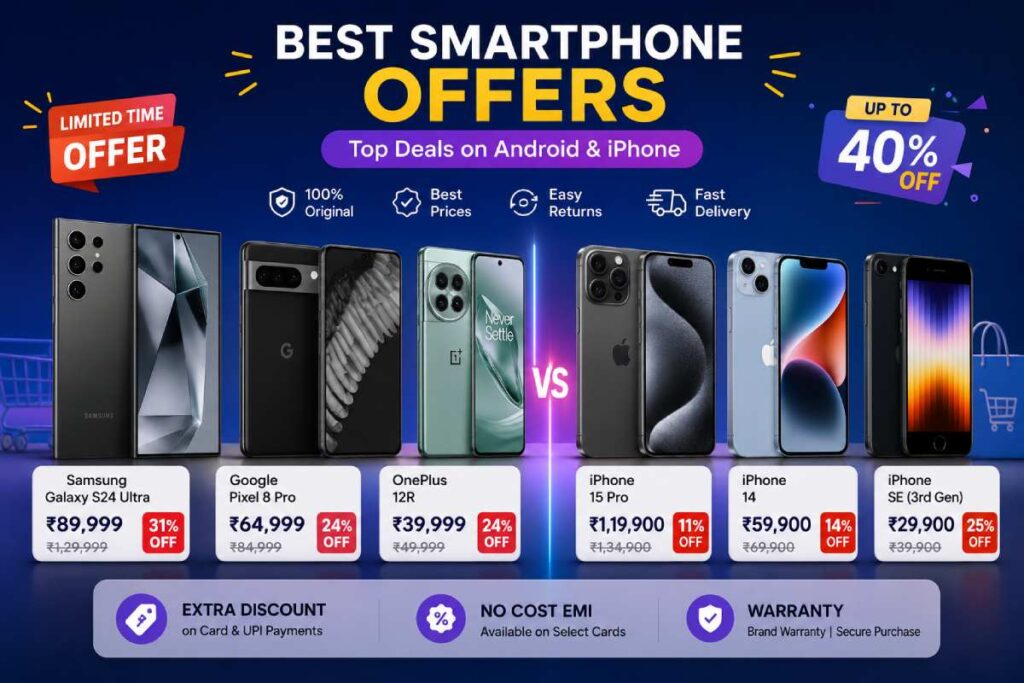 Best Smartphone Deals in 2026: Top Android & iPhone Discounts