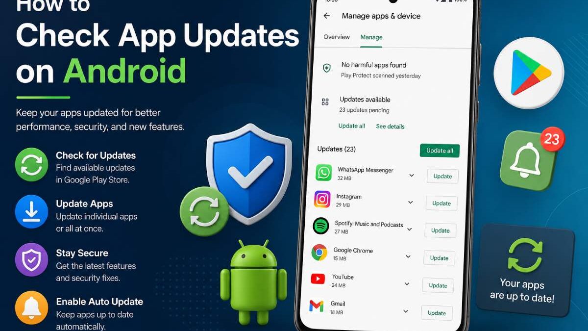 How to Check App Updates on Android (2026 Complete Guide)