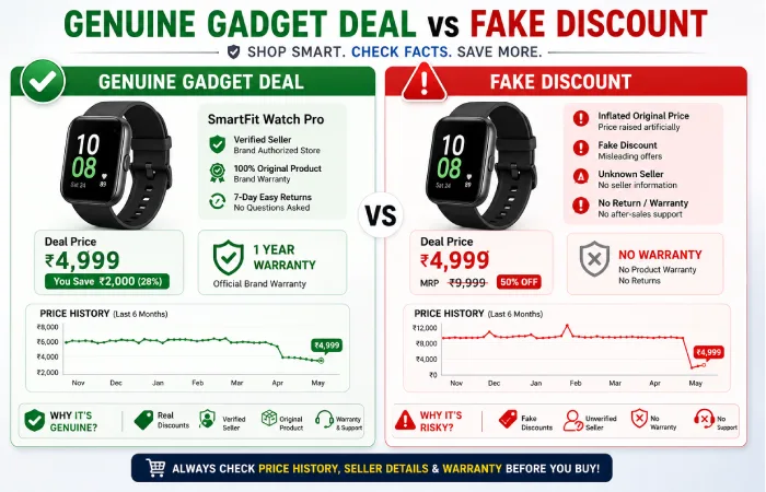How to identify fake gadget deals and verify genuine discounts