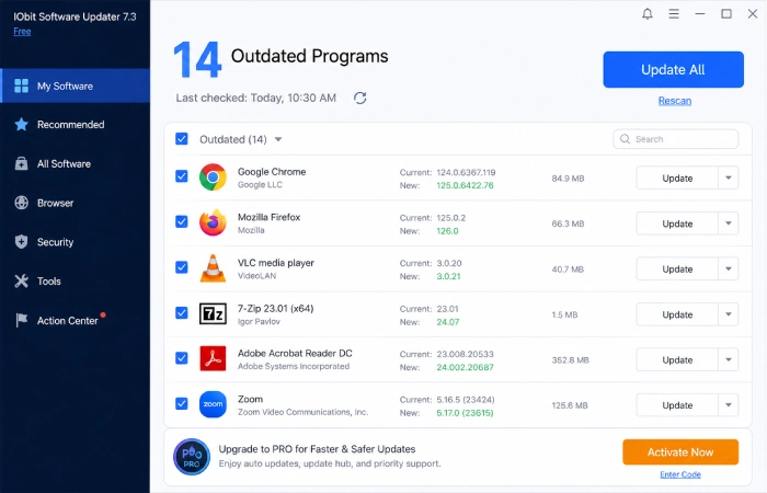 IObit Software Updater