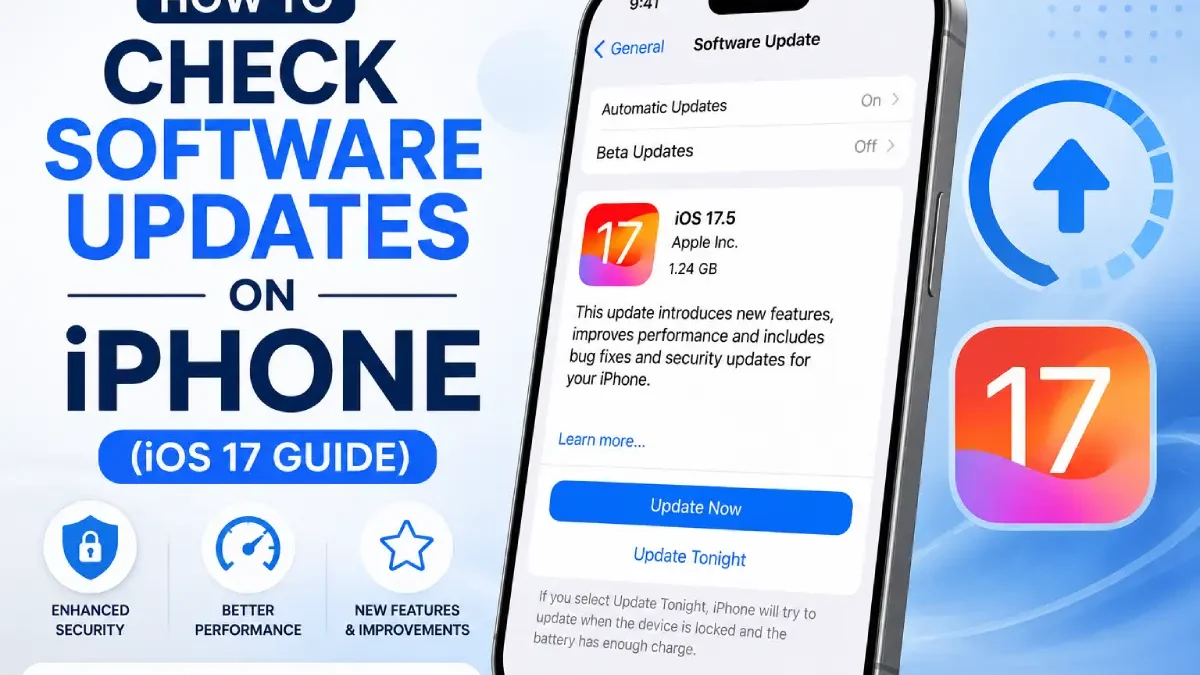 How to Check Software Updates on iPhone (iOS 17 Guide)
