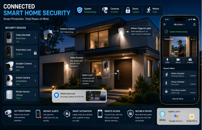 Smart home security automation ideas for modern homes