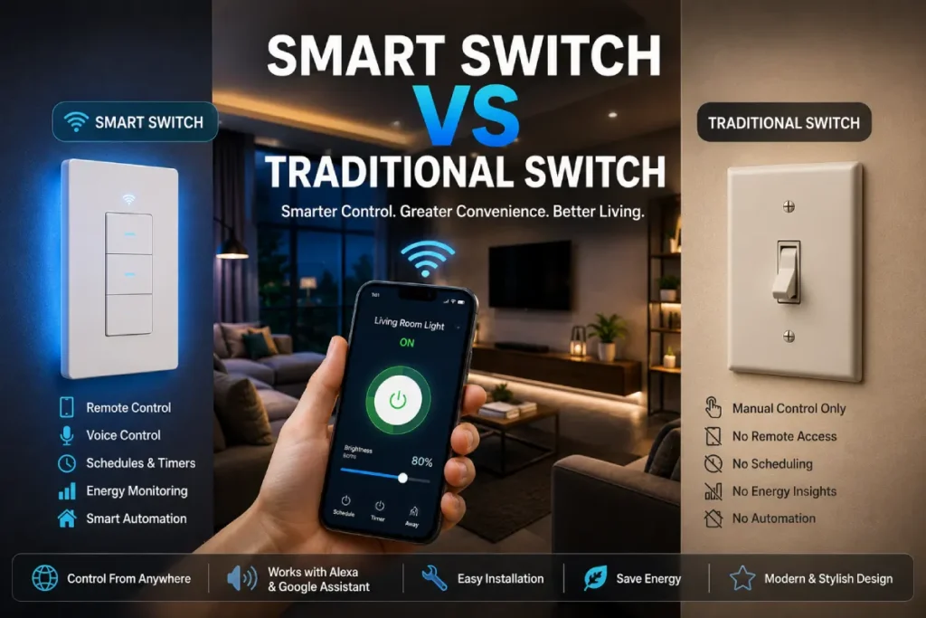 Smart Switch vs Traditional Switch