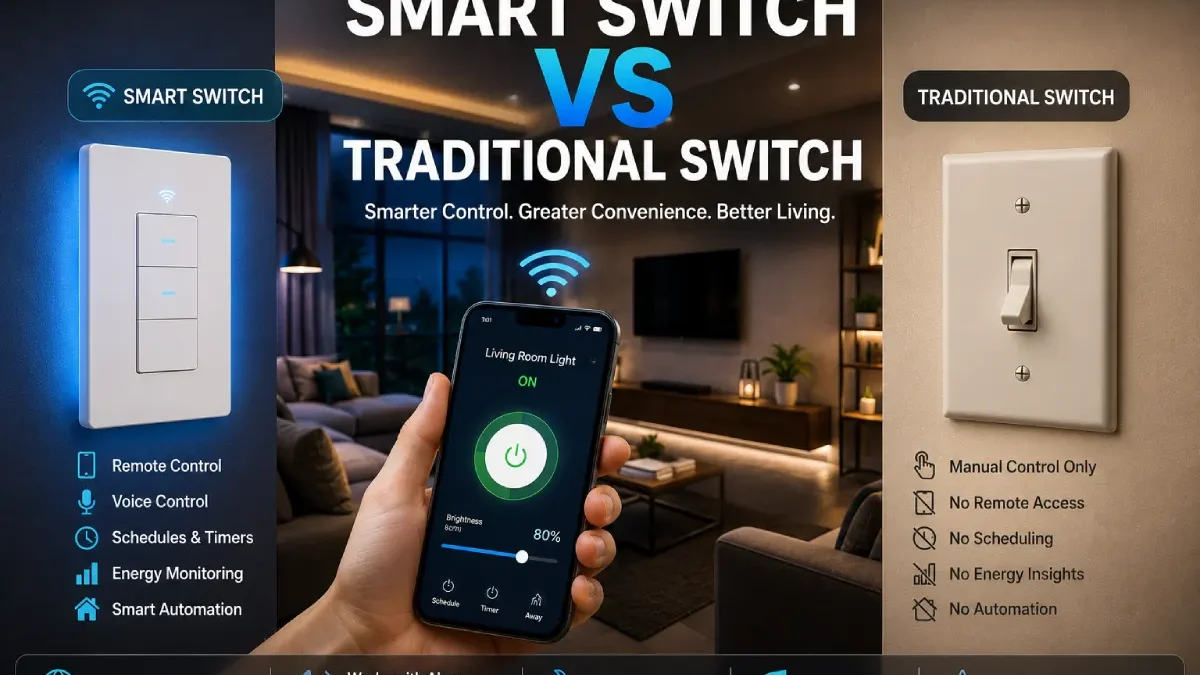 Smart Switch vs Traditional Switch: Which Is Better for Your Home in 2026?