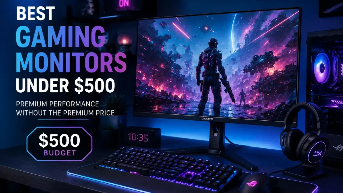 Best Gaming Monitors Under $500 (2026): Premium Performance Without the Premium Price