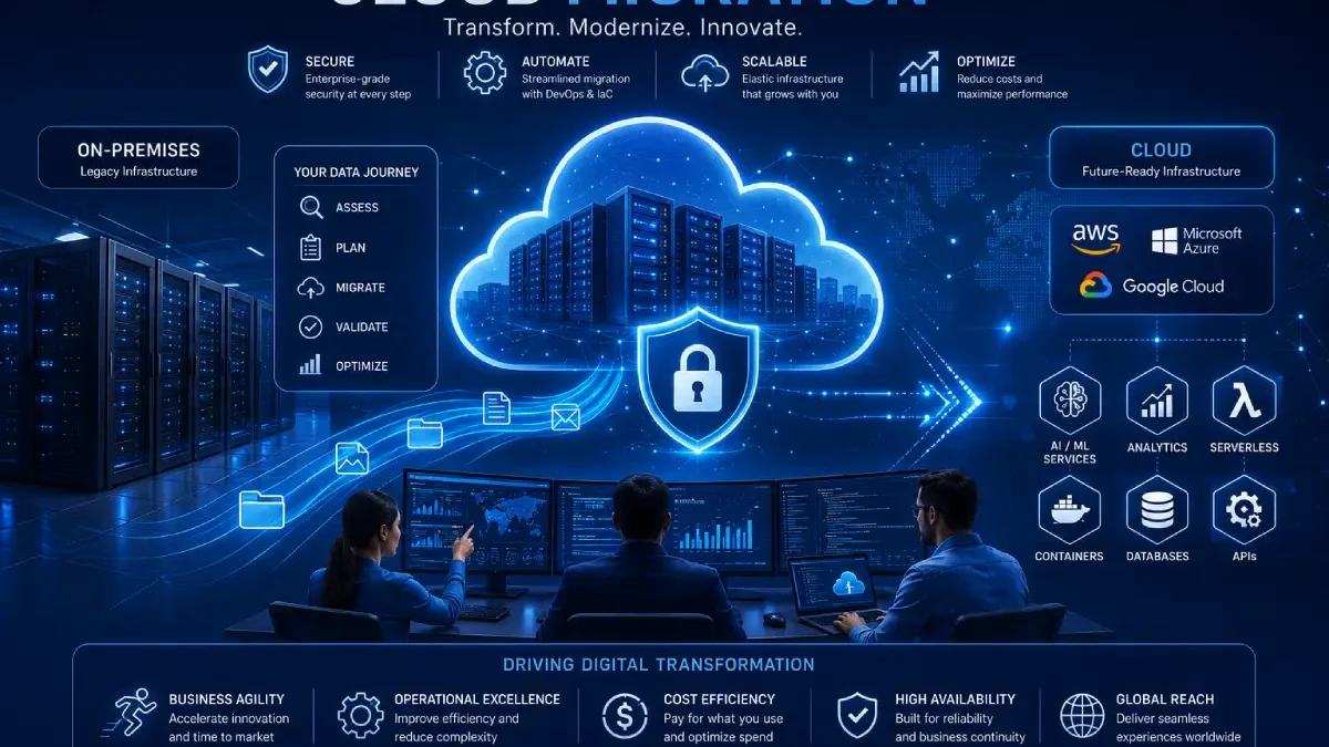 Cloud Migration Services: Strategy, Process, Tools & Best Practices (2026)