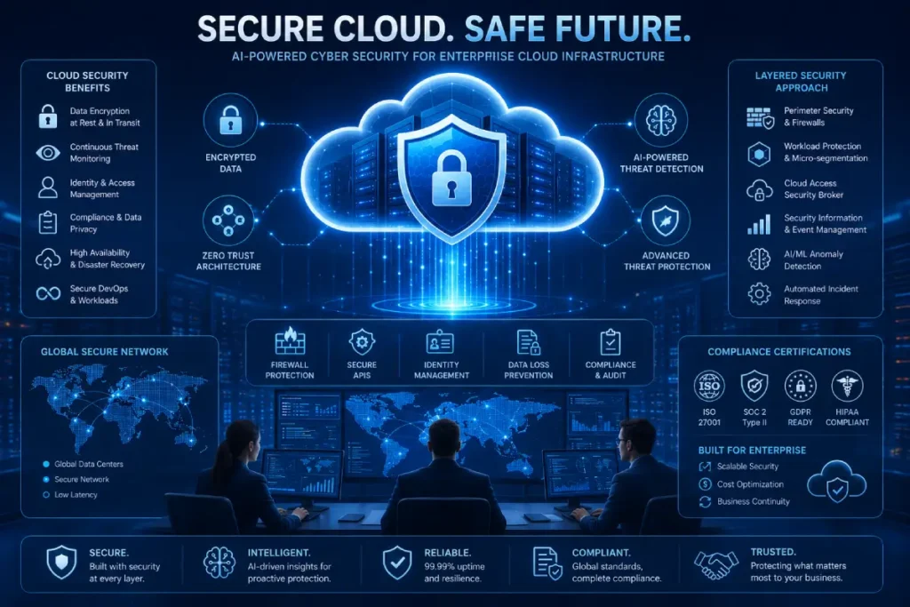 Cloud security services protecting