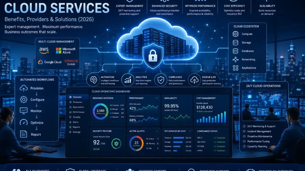 Managed Cloud Services: Benefits, Providers & Solutions (2026)