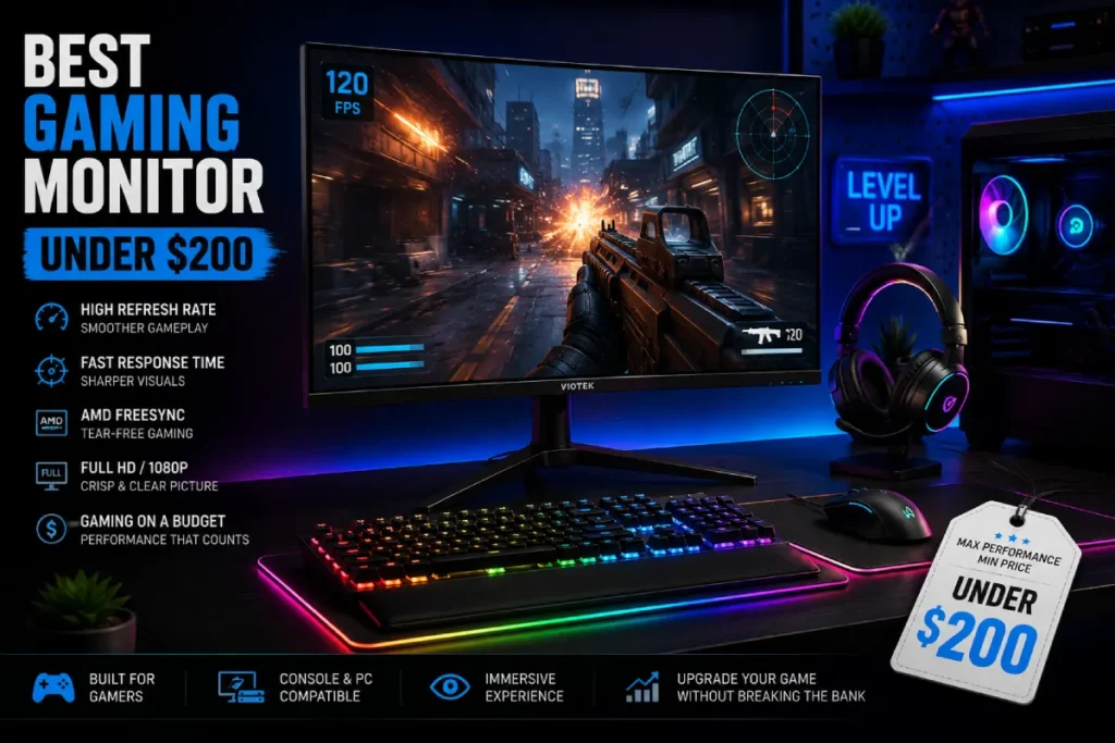 Best Gaming Monitors Under $200