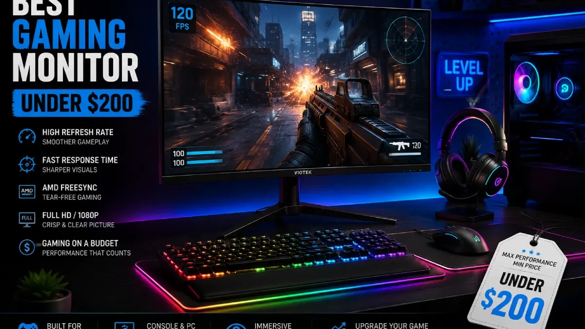 Best Gaming Monitors Under $200 (2025): Top Budget Picks for Every Gamer