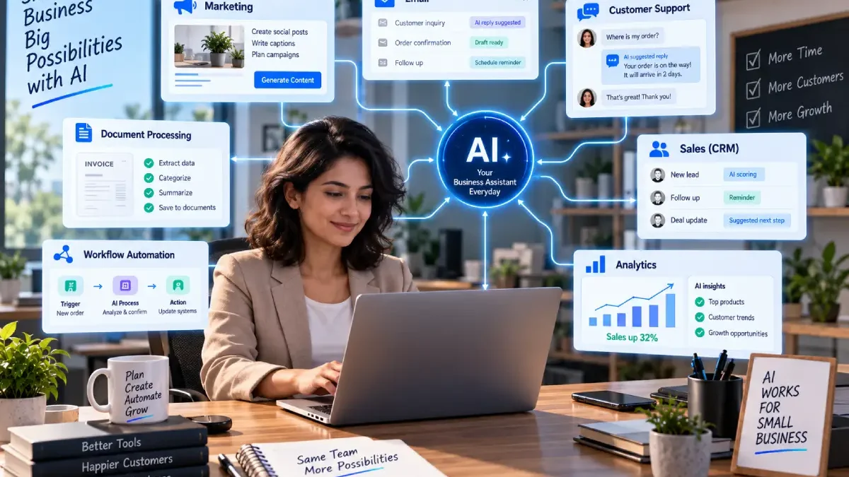 AI for Small Business: Practical Uses, Tools and Strategies