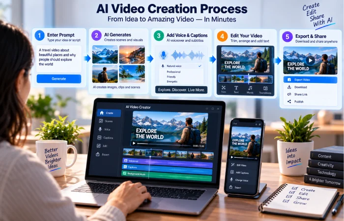 AI Video Creation Process