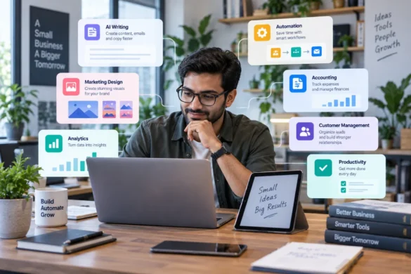 Best AI tools for small business for productivity marketing automation accounting and customer service