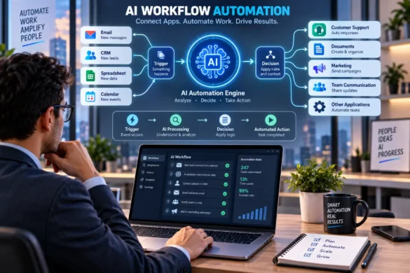 Best AI workflow automation tools connecting business apps and automating tasks