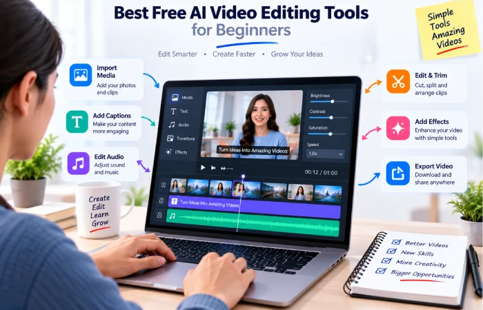 Best Free AI Video Editing Tools for Beginners
