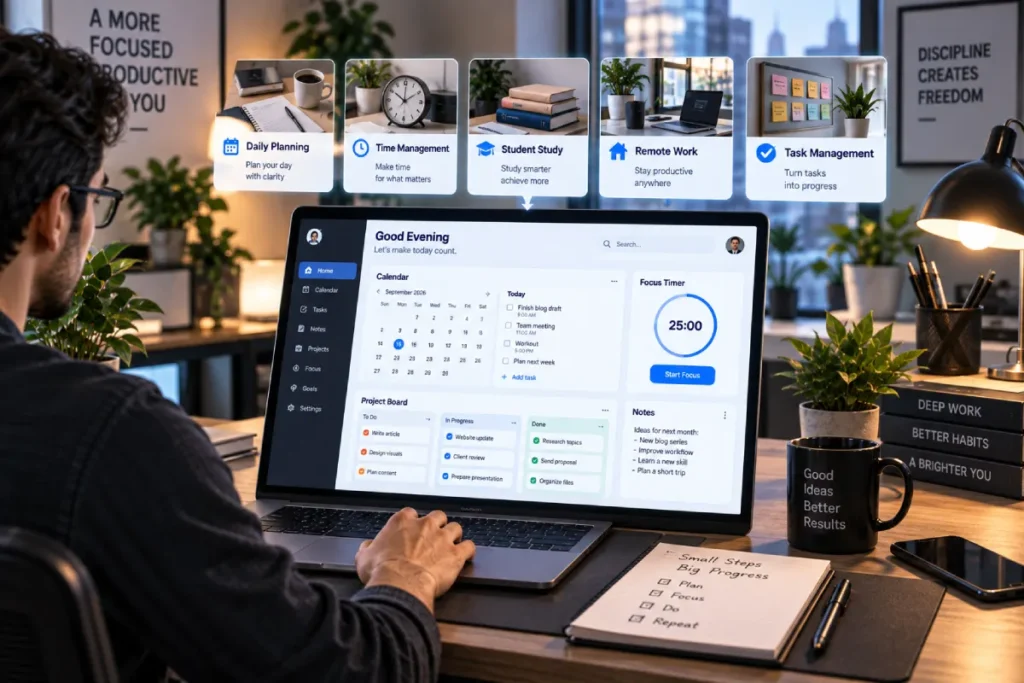 Best productivity apps for planning tasks time management study and work