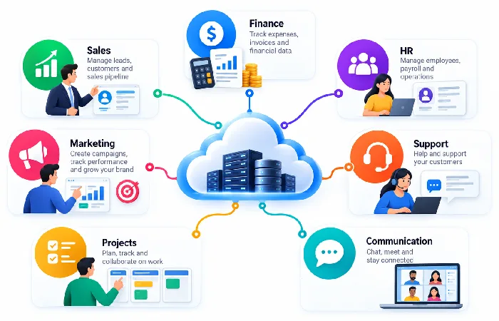 Common cloud software examples used by businesses