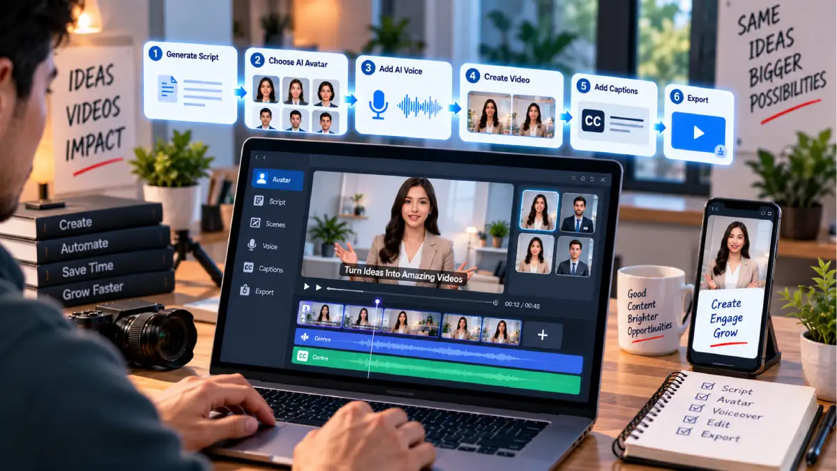 How to Create AI Avatar Videos for Free: Beginner’s Guide