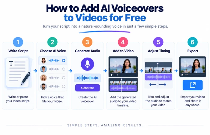 How to Add AI Voiceovers to Videos for Free