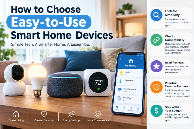 how to choose easy to easy smart home devices