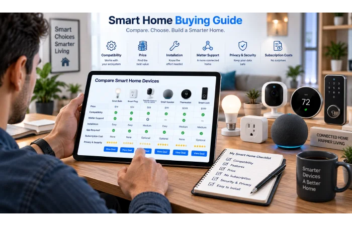 Factors to consider when choosing smart home devices