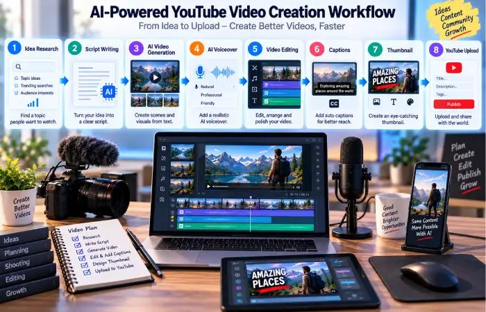 How to Create a YouTube Video With Free AI Tools