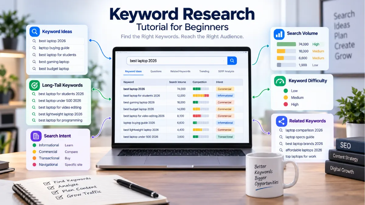 Keyword Research Tutorial for Beginners: How to Find the Right SEO Keywords