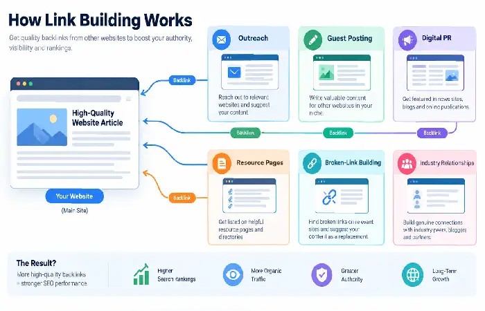 link-building process for SEO beginners