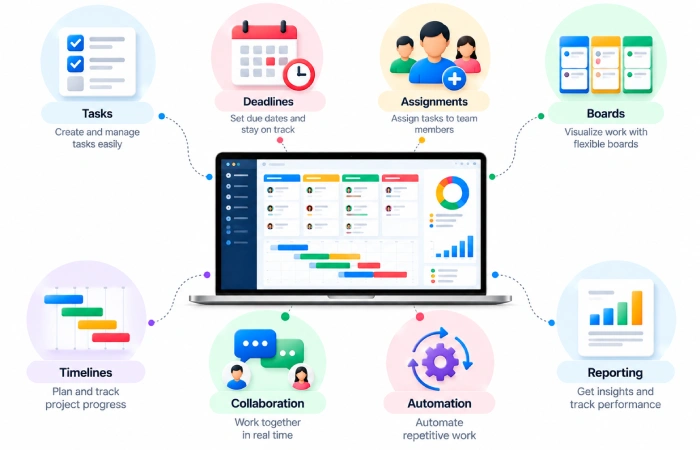 Project tracking software features for small businesses