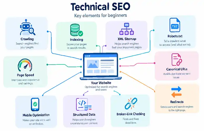technical SEO elements for beginners